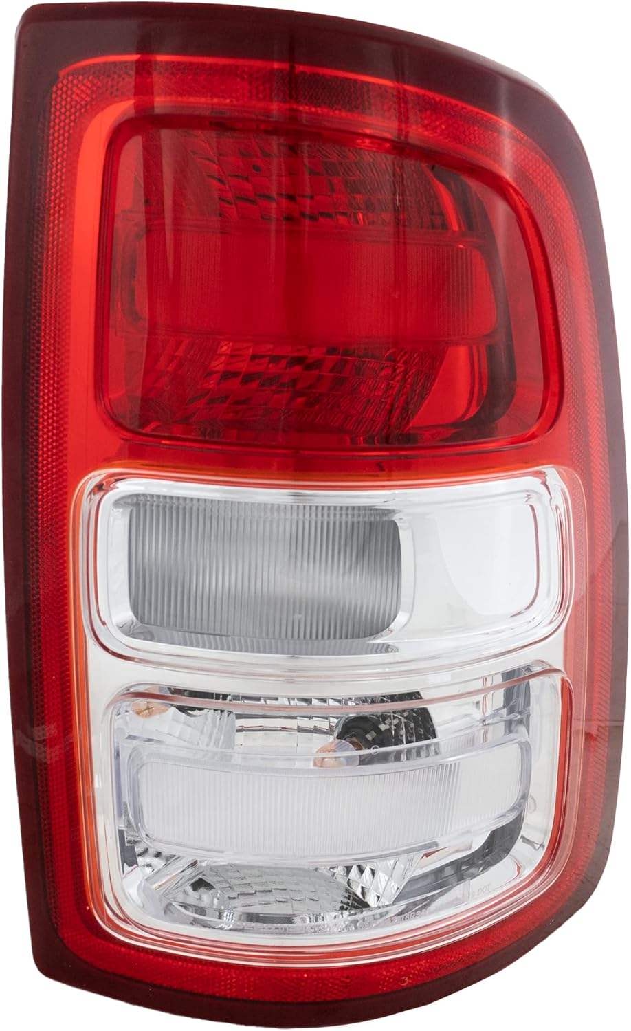 Garage-Pro Driver and Passenger Side Tail Light Set For 2019-2024 Ram 2500, 2019-2024 Ram 3500, Assembly Halogen, Red Bezel, Models without LED, Tail Light Assembly