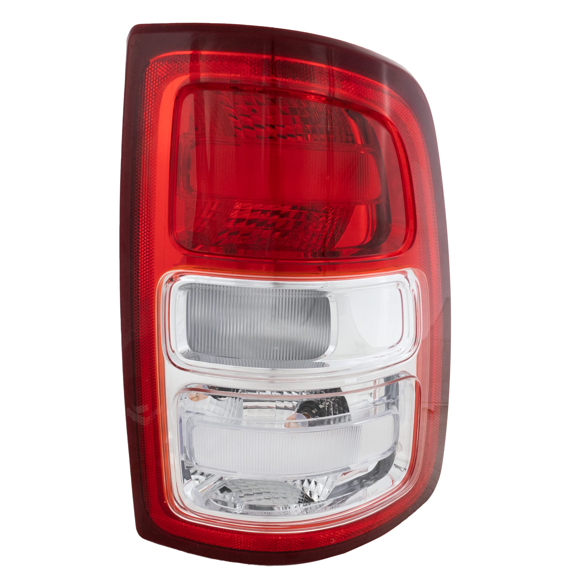 Evan Fischer Passenger Side Tail Light Compatible with 2019-2024 Ram 2500 and 2019-2024 Ram 3500 Assembly, Halogen, For Models without LED Taillamp - CH2801222