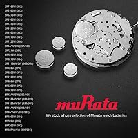 Vista 4 de Murata 346 Batería SR712SW 1.55V Celda de botón de reloj de óxido de plata (5 baterías)