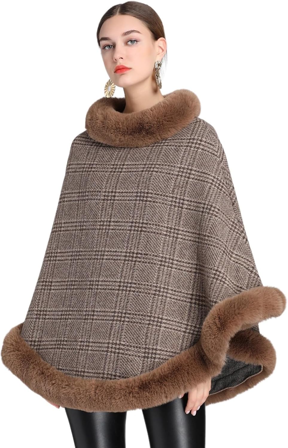 Autumn/Winter Shawl Cape Loose Pullover Sweater Coat Women's