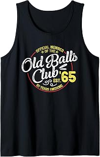 Vintage 60th Birthday Old Balls Club 1965 for Old Man Tank Top