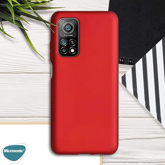 Microsonic Matte Silicone Xiaomi Mi 10T Pro için Kılıf Lacivert [Mi 10T Pro ile Uyumlu Kılıf - Lacivert]