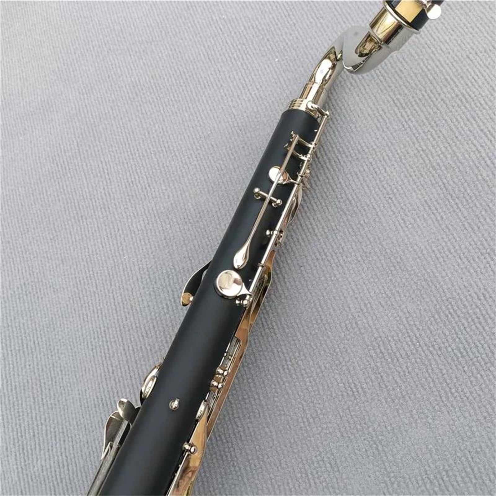 Clarinetto Professionale Chiavi Placcate Argento In Ebano Per Clarinetto Basso Professionale In Si Bemolle