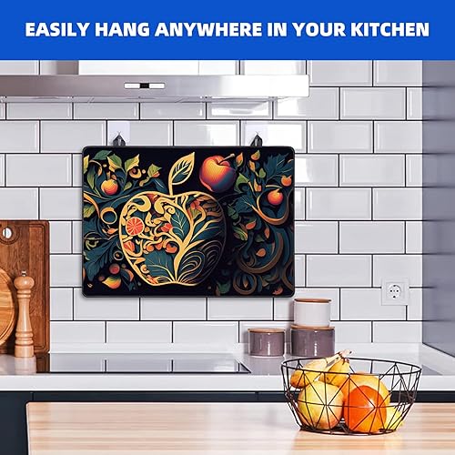 Miniatura 5 de Cubierta para estufa eléctrica de 28 x 20 pulgadas, protector superior de estufa de goma suave y duradero, protector superior de estufa fácil de