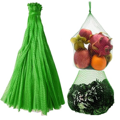 Shellvcase 100Pcs 24'' Mesh Produce Bags Yellow Onions Bags