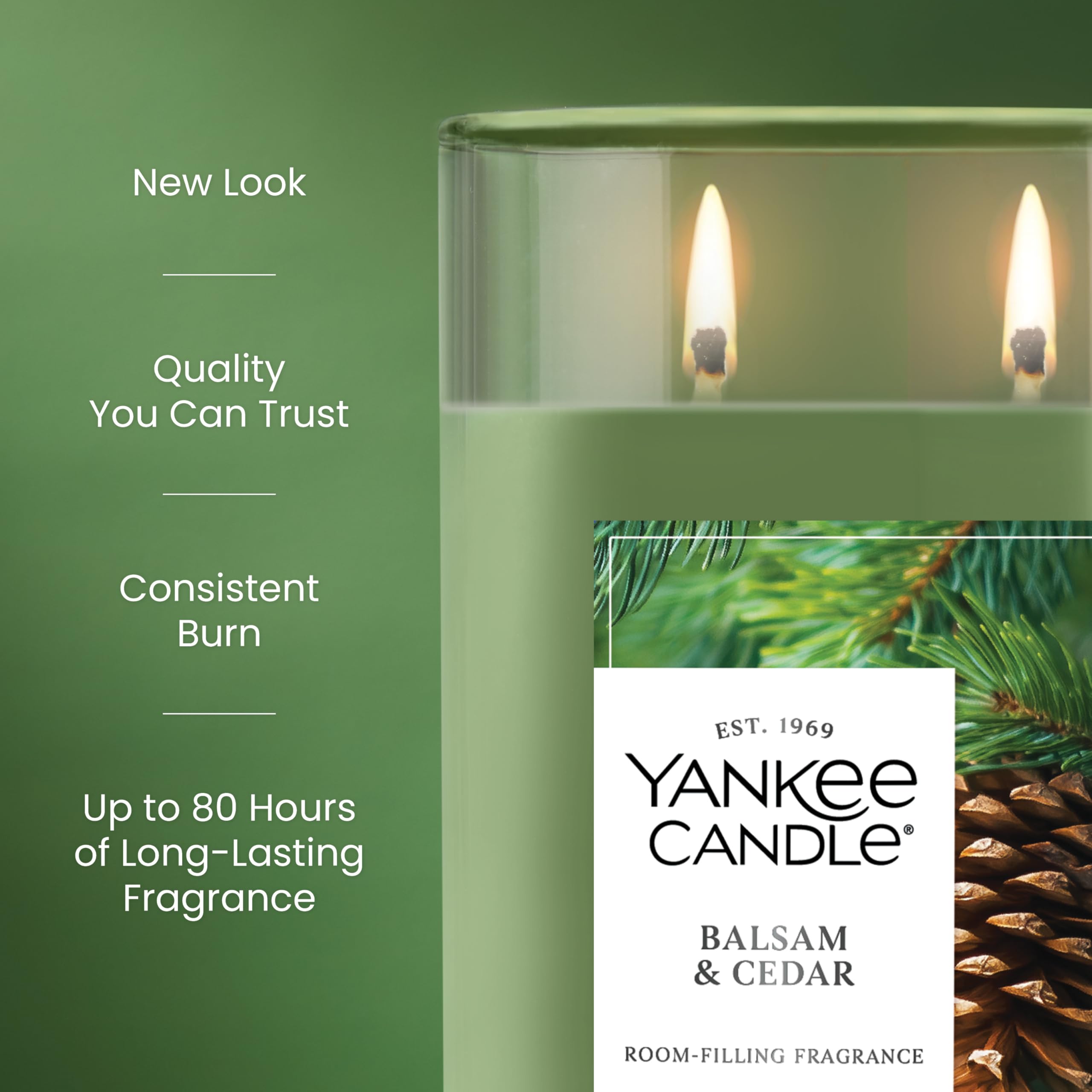 Amazon.co.jp: Yankee Candle バルサム&シダーの香り シグネチャー 20