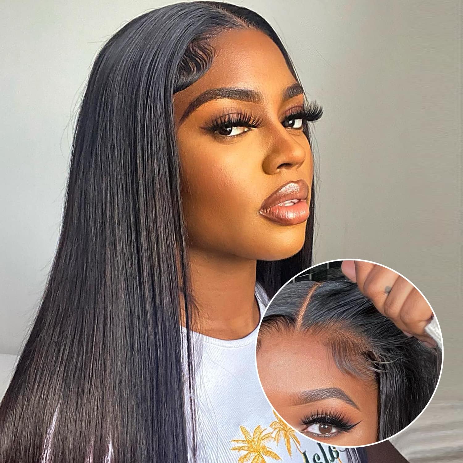 pidrez Deep Wave Lace Front Wigs Human Hair13x4 Hd