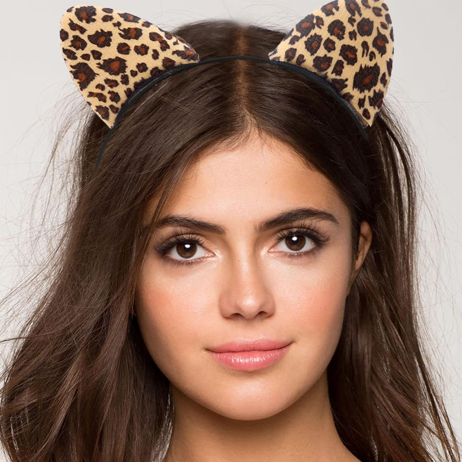 dinghaole 2 Pcs Leopard Ears Headband, Cheetah Ears Halloween Headband - Image 3