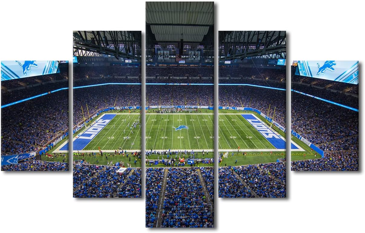 TUMOVO Football Sports Stadium Wall Art for Bedroom Field