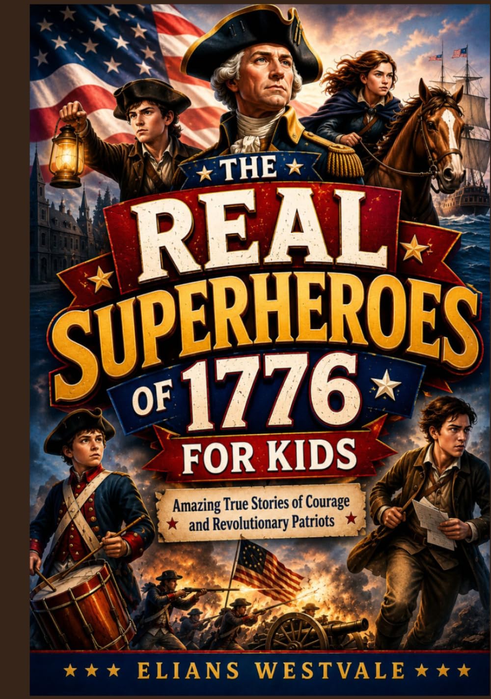 The REAL Superheroes of 1776 for Kids: Amazing True Stories of Courage and Revolutionary Patriots