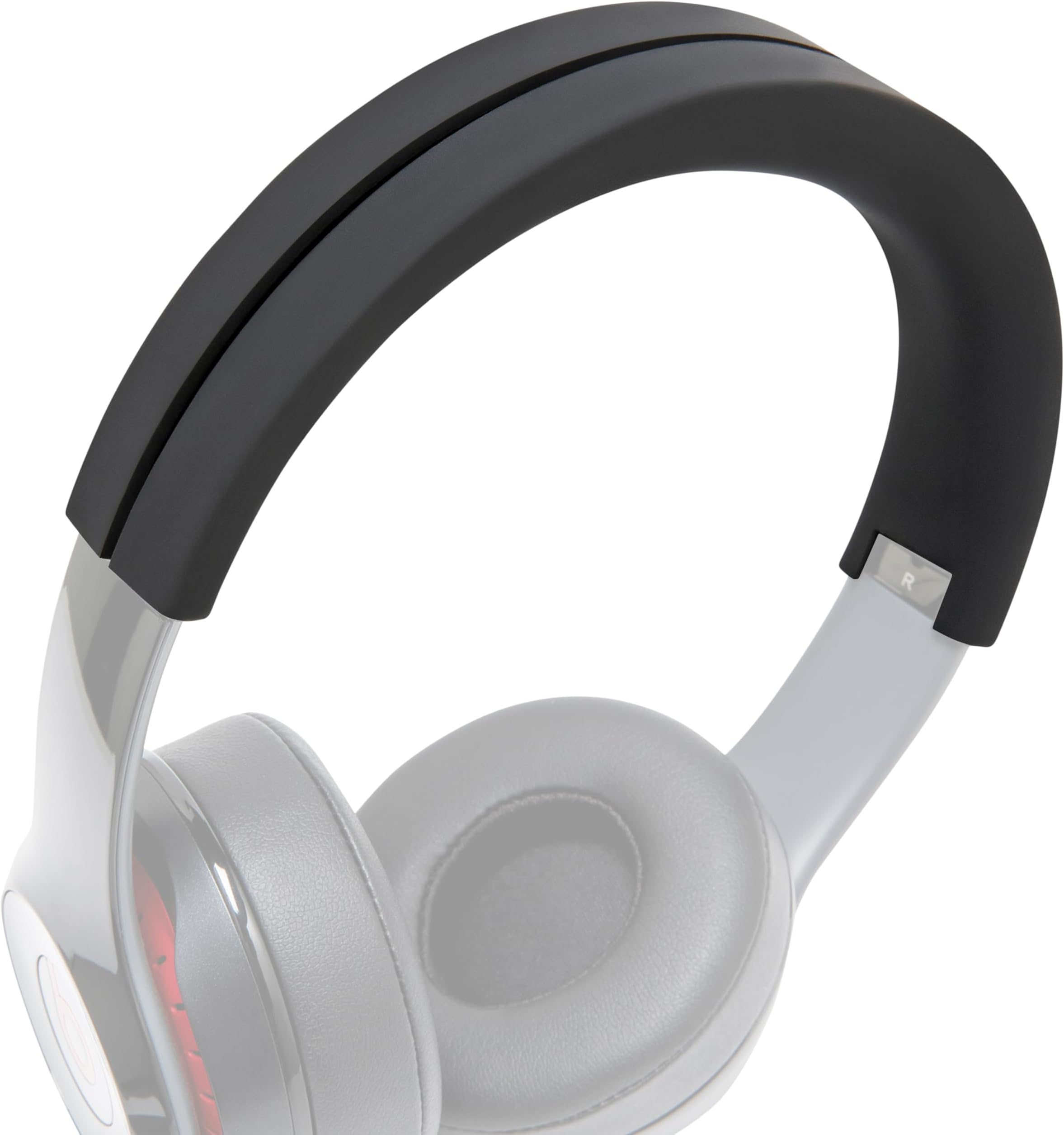 WCBandZ Solo - Silicone Headband Cover for Beats Solo Headphones by Wicked Cushions | Enhanced Comfort & Sweat Protection | for Beats Solo 4, Solo 2, Solo 3 | Black