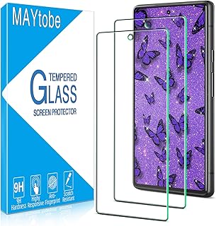[2 Pack Tempered Glass for Google Pixel 7a Screen Protector, [fingerprint compatible], Anti-Scratch, Bubble Free, Case Friendly