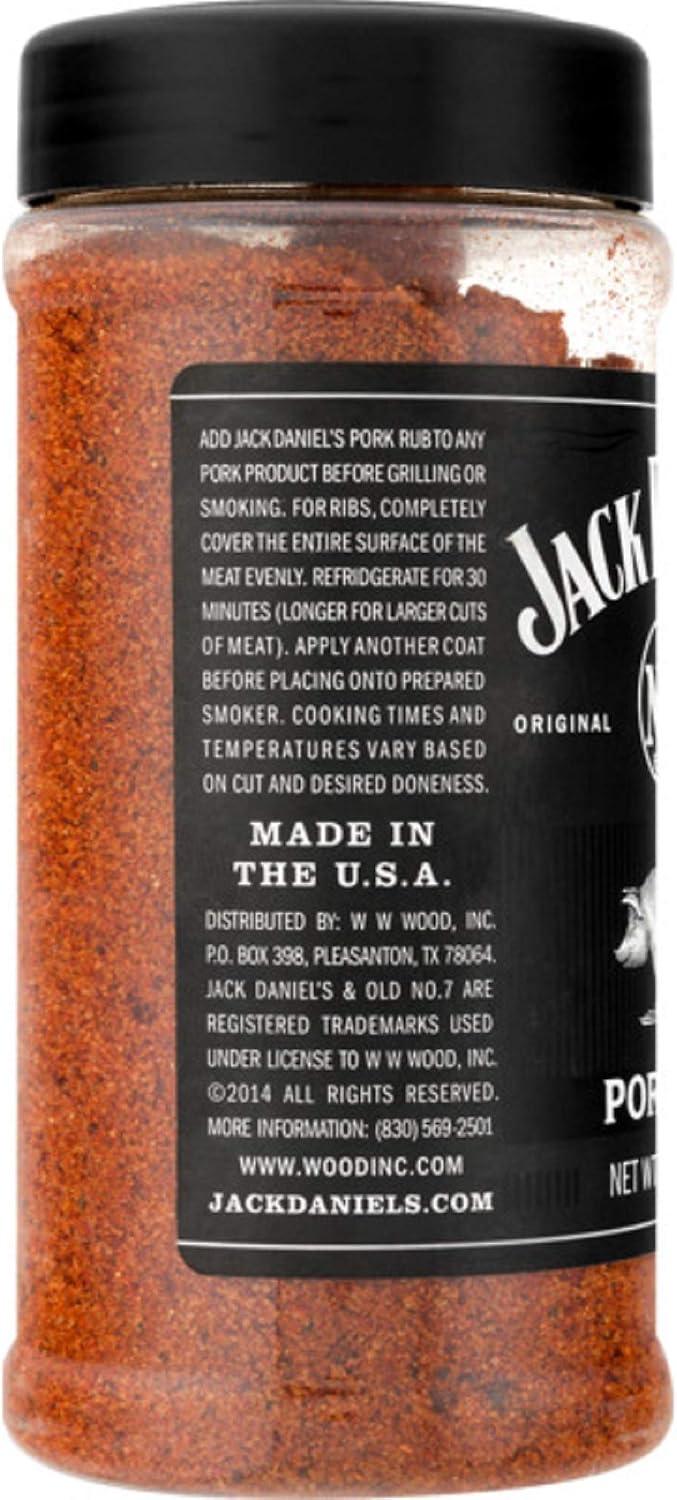 Jack Daniel's 01760 BBQ Original Quality Pork Rub, 11 oz-Packaging May Vary
