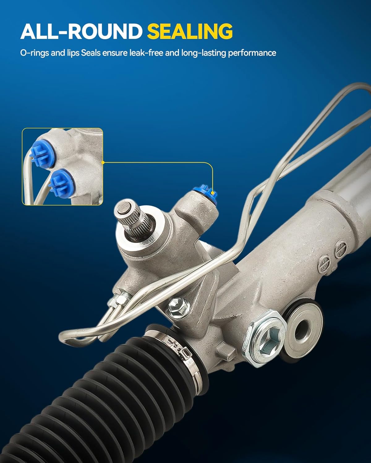 PHILTOP Power Steering Rack and Pinion Compatible with Nissan Quest 2004 2005 2006 2007 2008 2009 All Models, Hydraulic Rack and Pinion Replace 97-3026