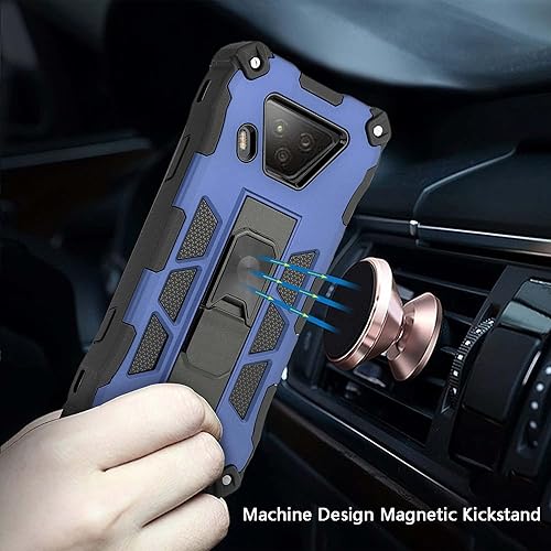 Miniatura 3 de Compatible con Kyocera DuraForce Ultra 5G UW - Funda magnética con función atril para teléfono modelo E7110 (Verizon), funda rígida protectora