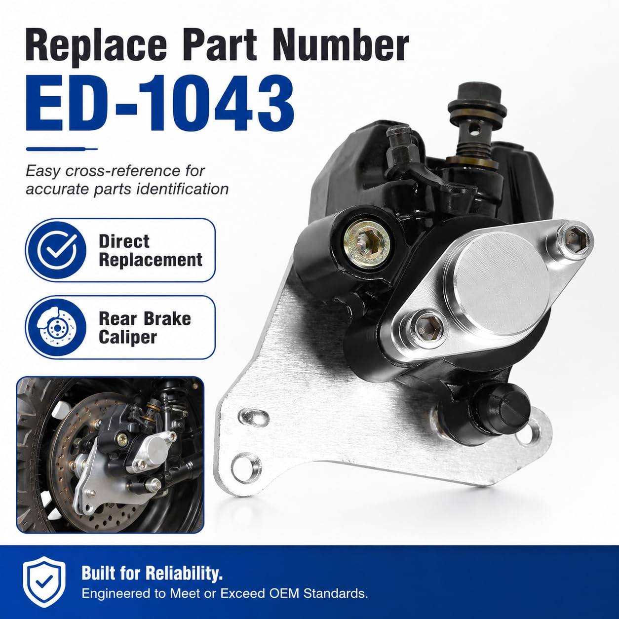 H.O. Brakes High Output カンチブレーキ REAR Amazon.com: Hoypeyfiy Rear Brake Caliper Replacement for Honda