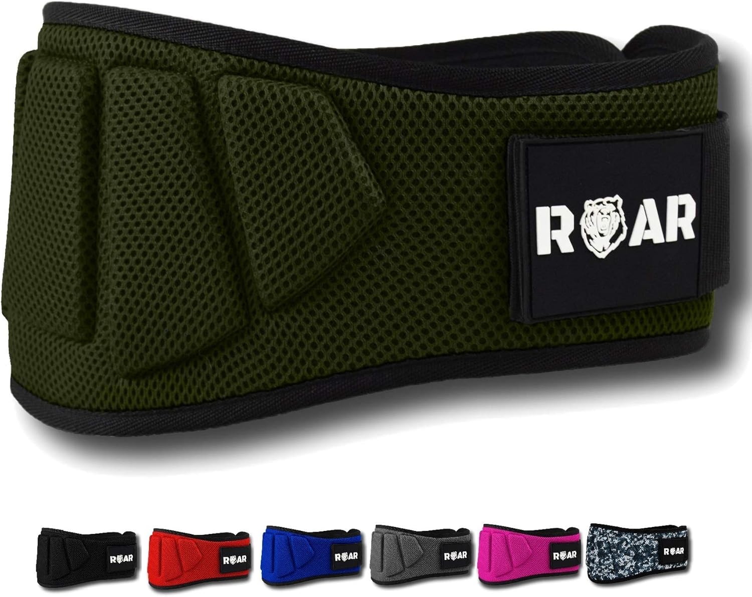 Roar® Weight Lifting Belt, Gym Belt, Deadlift Belt, Weightlifting Belt for Men and Womens
