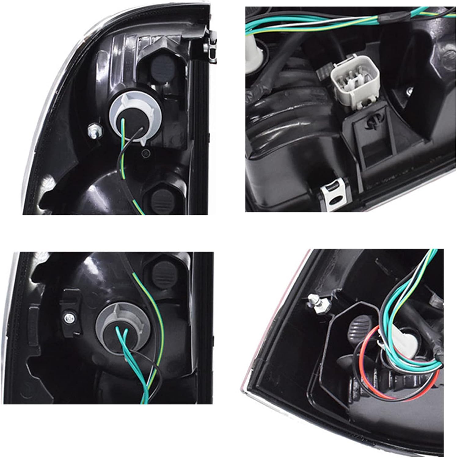 Silscvtt Rear Brake Tail Lights Assembly Replacement for Toyota Tacoma 2005-2015 Left and Right Side Tail Lamps 8156004160 8155004160