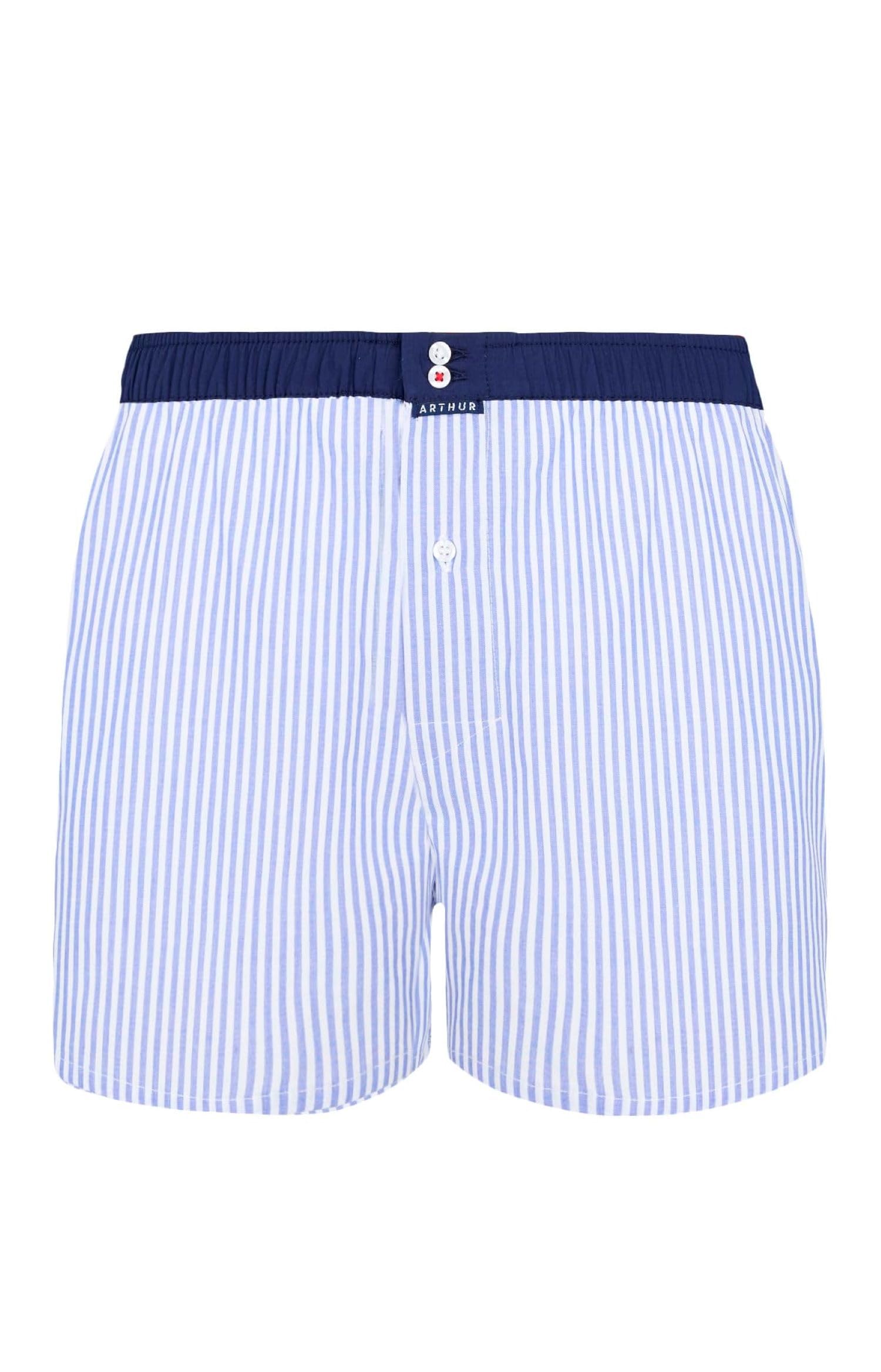 ARTHUR - Caleçon Homme avec Maintien intégré - 100% Coton - Respirant & Doux - sous-Vêtement Homme à Motifs