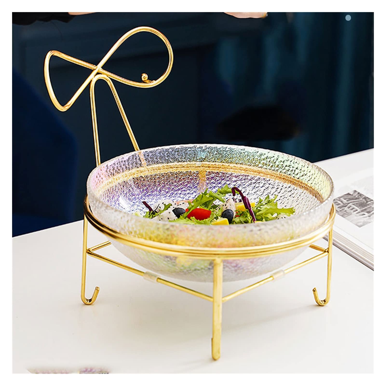 IROEJT Countertop Fruit Bowl Tabletop Wire Fruit Basket Bowl Stand Fruit Bowl, Fruit Basket Fruit Stand Holder Kitchen, Kitchen Counter Fruit Basket Bowl