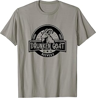 The Drunken Goat Brewery Novelty T-Shirt