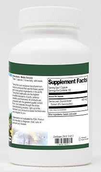 Senna Leaf Extract (6% Sennosides) - 450 mg (100 Capsules, ZIN: 514312)