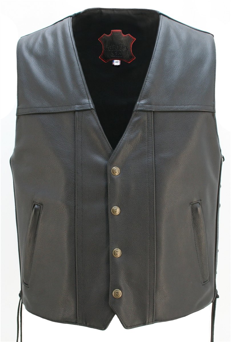 The Invader Leather Vest (Chest:38