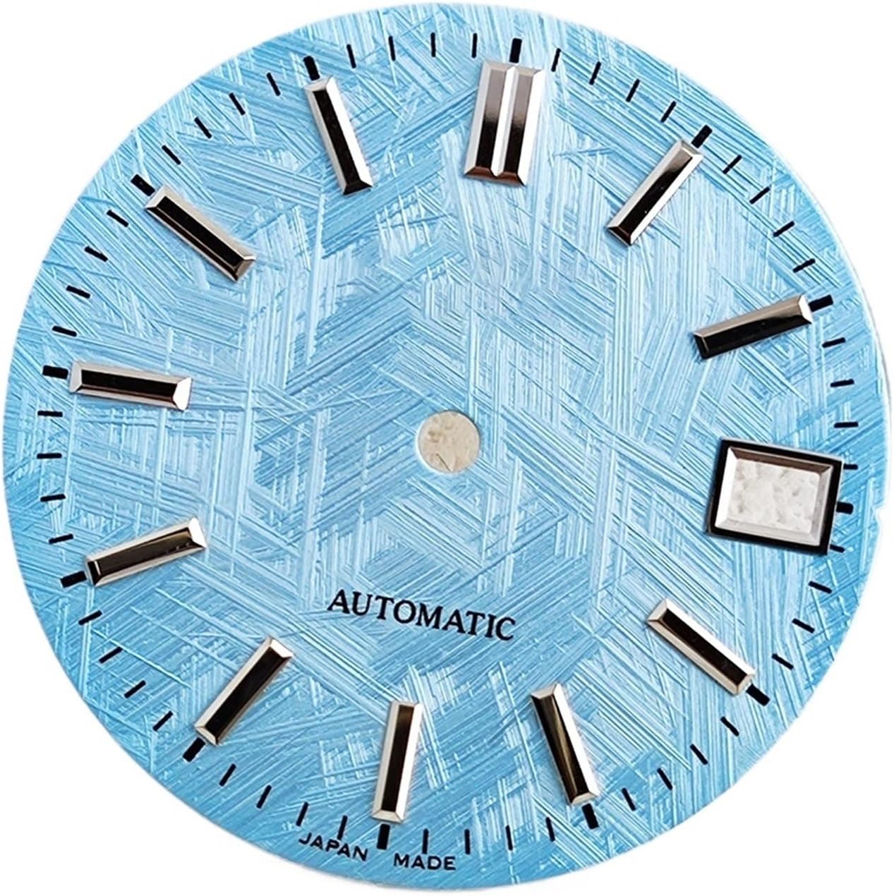 28.5mm Meteorite White Dial and Hands Suitable for NH35 NH36 Movement Non Luminous Watch Accessories