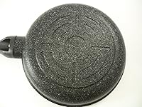 Vista 3 de Sartén antiadherente de aluminio fundido con revestimiento de mármol de cerámica, 9.4 in (9 1/2 pulgadas)