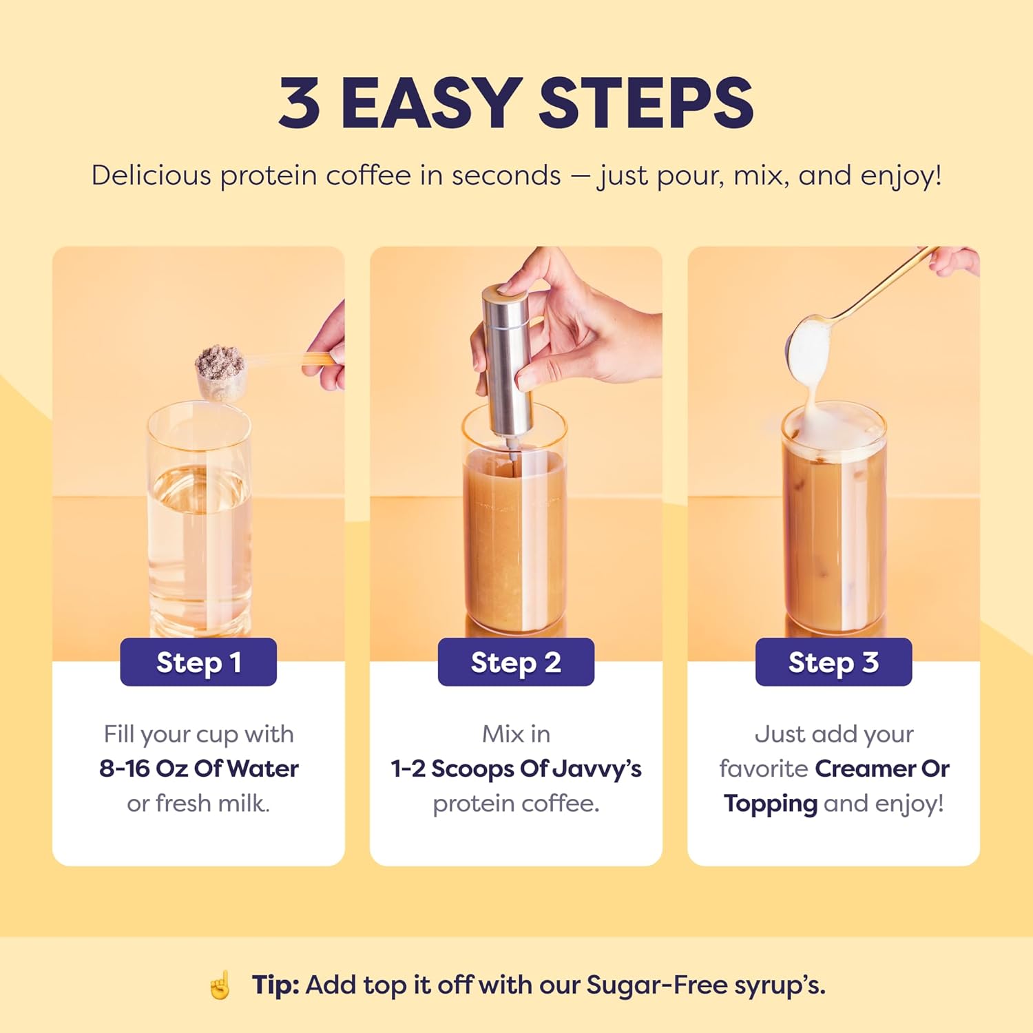 Chocolate Peanut Butter Protein Iced Coffee - Premium Whey Protein & Instant Iced Coffees - 100% Natural Cold Brew - Zero Artificial Flavors & Sweeteners, 80 mg Caffeine, No Added Sugar, 20 Servings