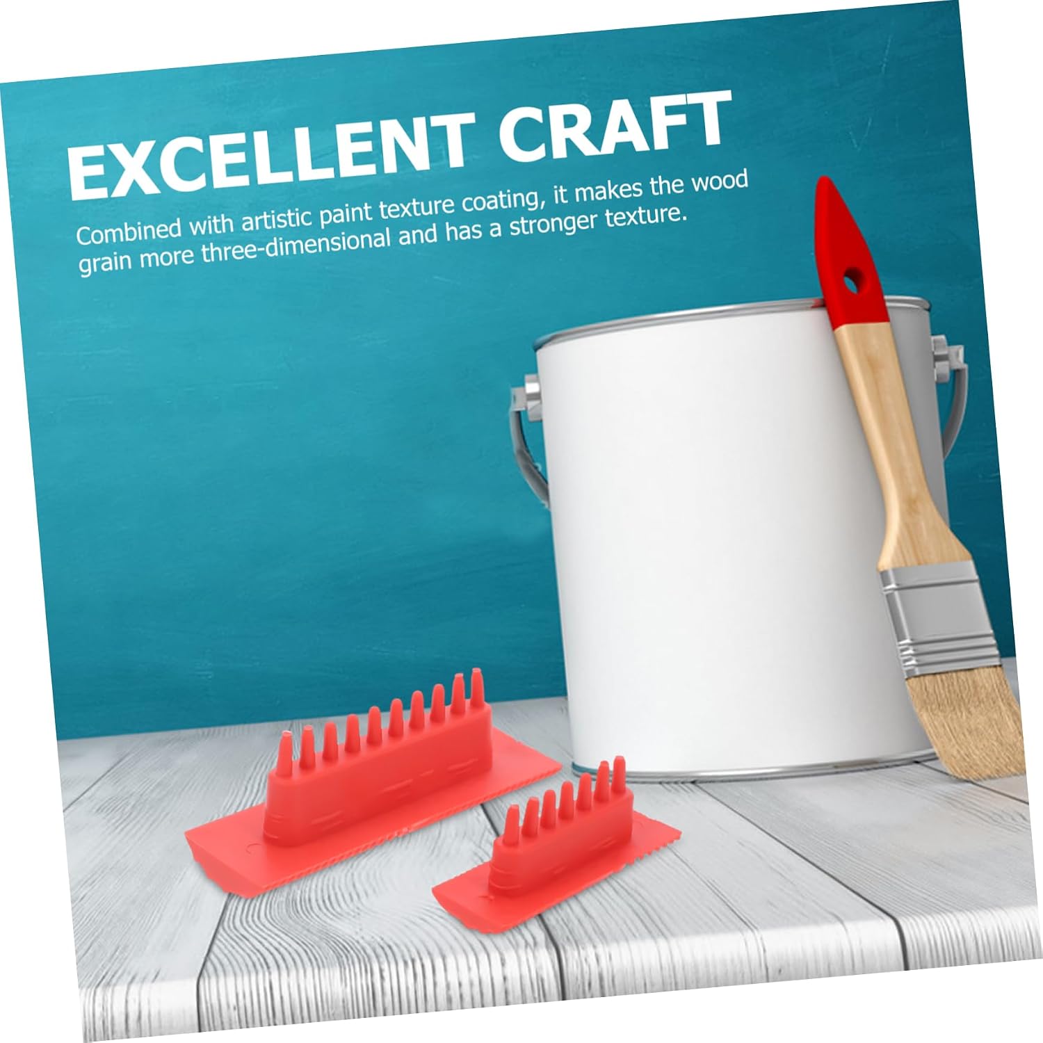 2pcs Wood Grain Roller Tool Set Stain Applicator for Graining Paint Wood Texture Painting Tool House Decoration