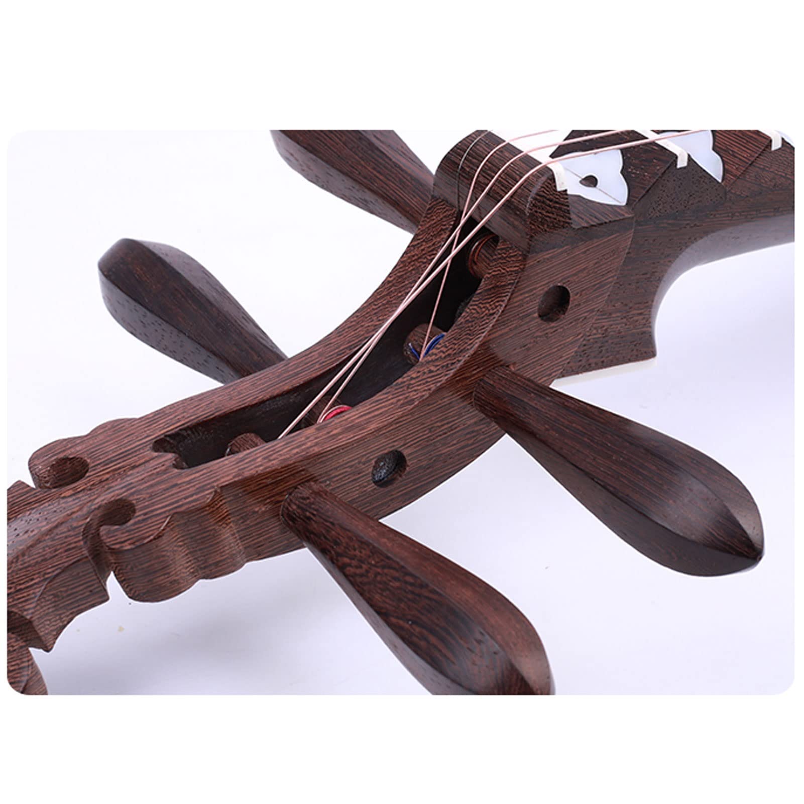 CSNBDMBBSH Rosewood Pipa, Chinese Lute, Crafted by The Exquisite Craftsmanship of Experienced Lute Artisans Flowers Will Not Turn Yellow Or Crack Easily - Image 2