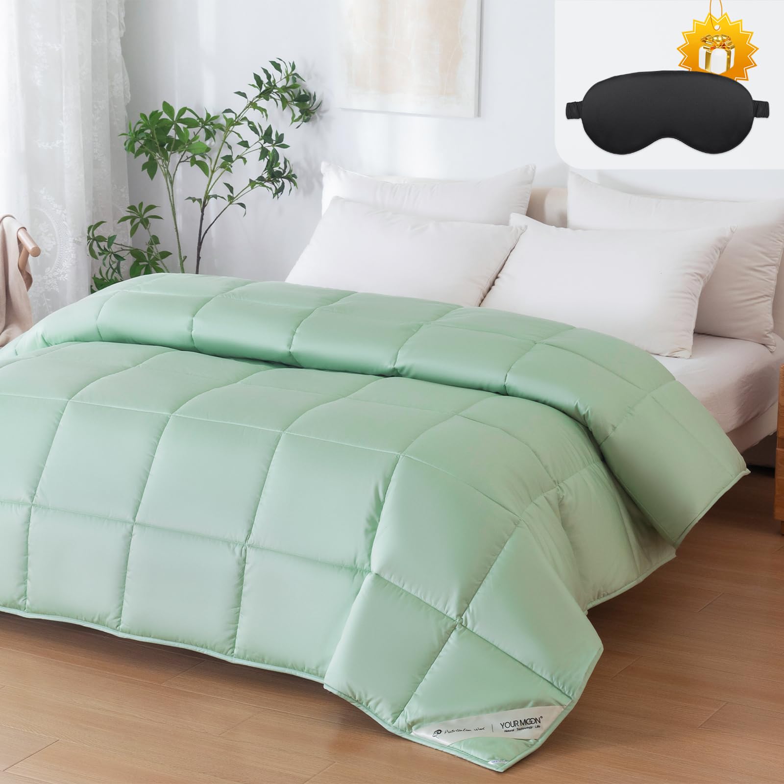 YOUR MOON Luxurious All Season Wool Comforter Queen Size