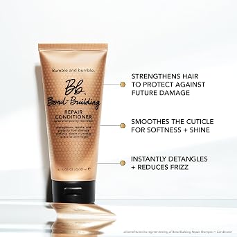 Bumble and bumble. Bond-Building Hair Repair Conditioner | Strengthens and Prevents Breakage | Smooths Frizz, Adds Shine | For Damaged Curly, Wavy, Straight Hair Types