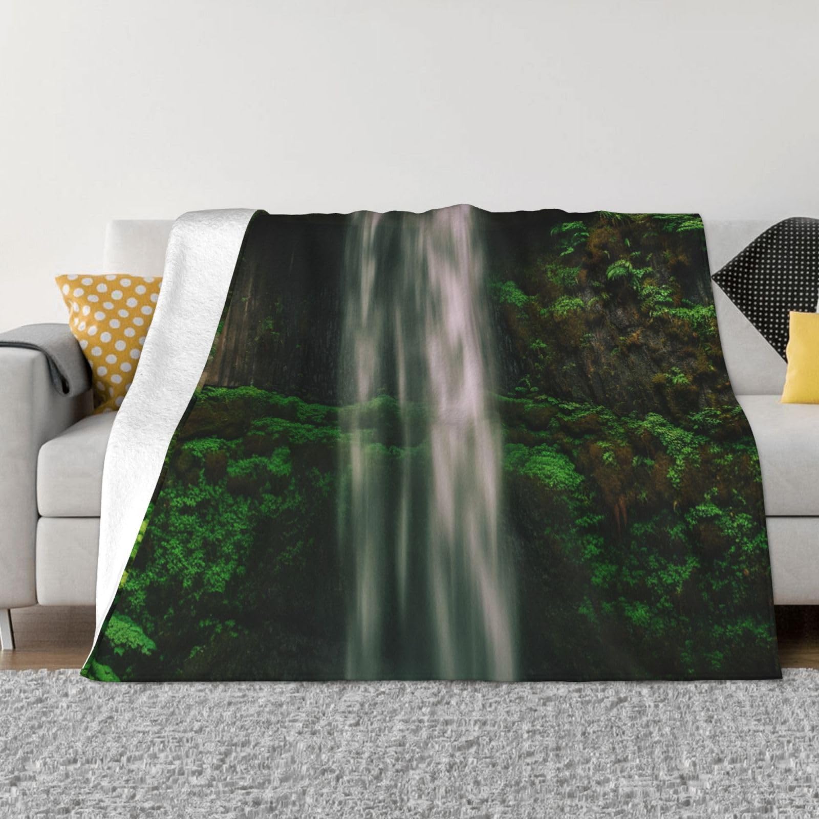 Couverture douce cascade verticale, l'idée cadeau idéale toutes saisons