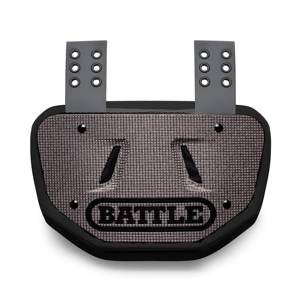 Battle Sports Diamond Football Back Plate in Black Diamond