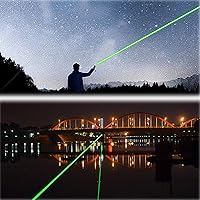 Vista 9 de Laser Pointer High Power, Green Laser Pointer Indicator Light, USB Charge，Presentation, Interactive Toys for Indoor Dogs Cats