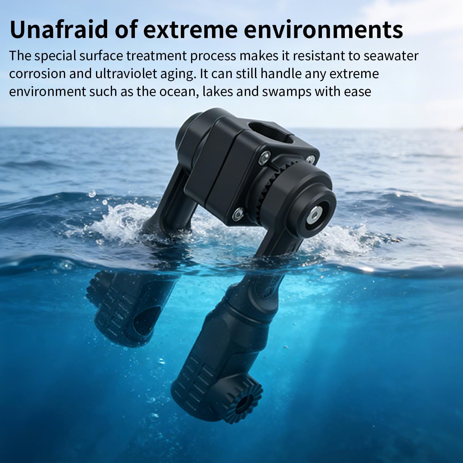 Aluminum 0 Degree Mount Compatible with LVS34/LVS32/LVS62/Active Target, MultiMode Transducer Mount for Pole & Trolling Motor Shaft