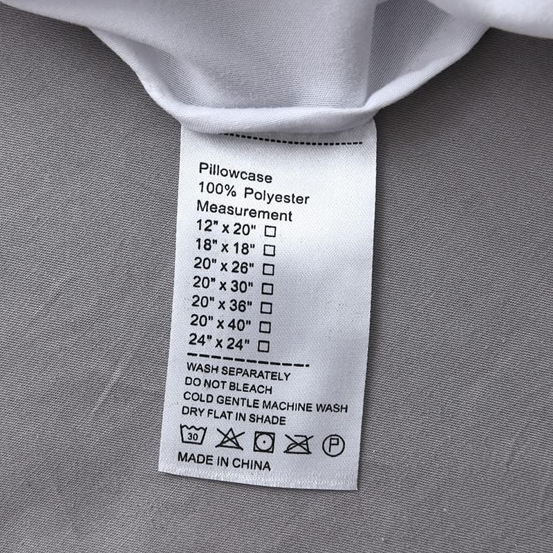 Miniatura 7 de Slumber Dream Juego de 2 fundas de almohada blancas con diseño de corazón para amantes y novias, paquete de 2 fundas de almohada tipo sobre de 20 x