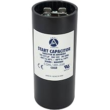 Appli Parts CON-189-250 Motor Start Capacitor 189-227 MFD uF, 250 VAC. Universal for Electric Motor Applications, 1.44 in Wide, 3.38 in Height