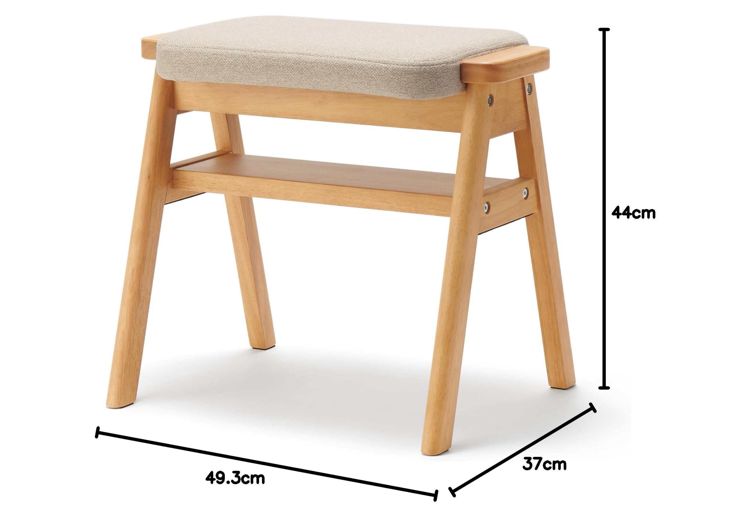 MUJI 木製スタッキングスツール ベージュ Amazon.co.jp: 無印良品 再生ポリエステル混 木製スタッキングスツール