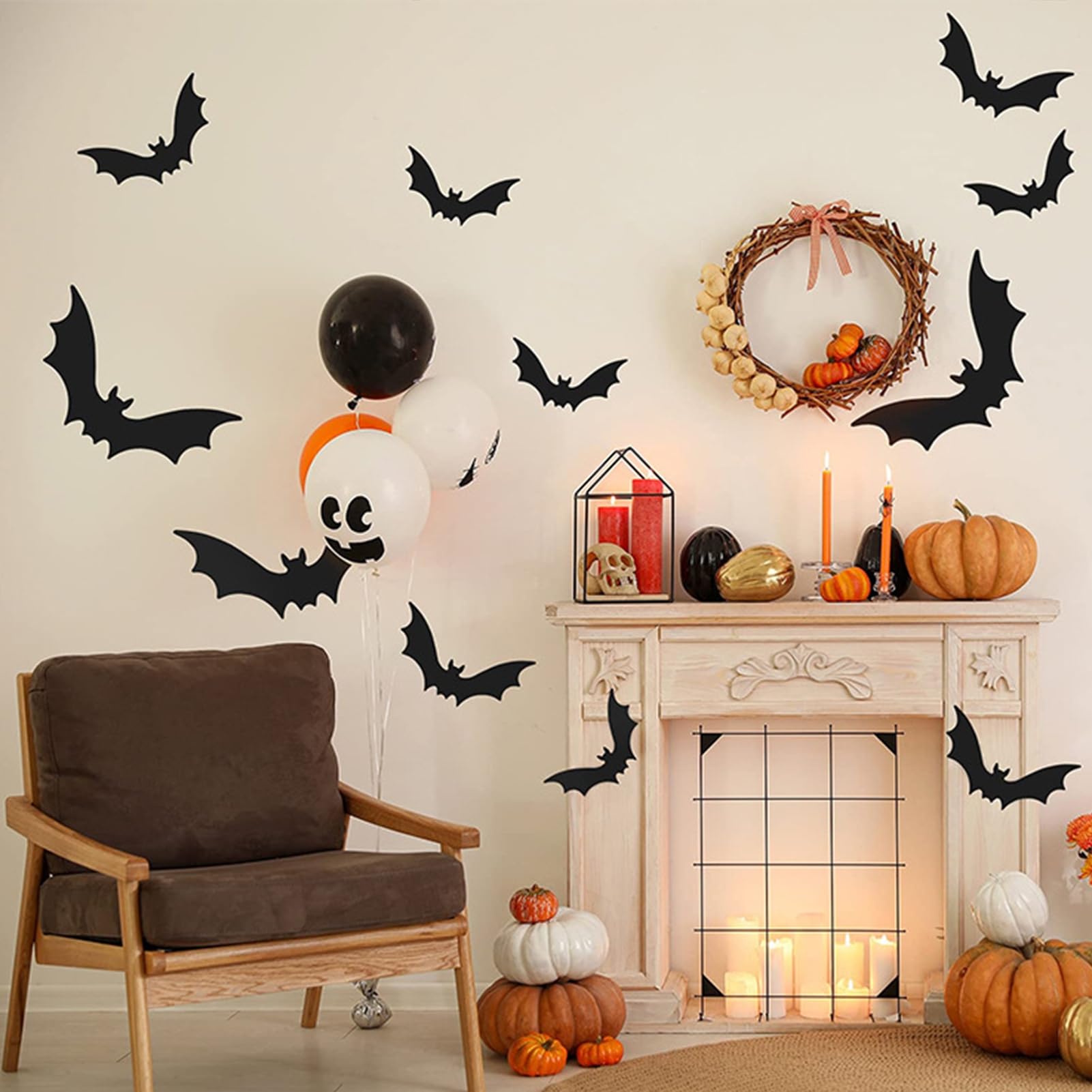 12 Pezzi Di Decorazioni Luminose Di Halloween Da Appendere Al