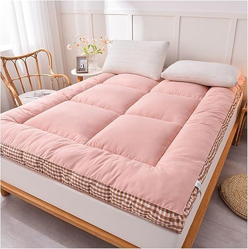 Miniatura 5 de Ultra-Thick Japanese-Style Mattress,4inch Extra Thick Futons Sofa Couch Bed, Tatami Mat Sleeping Pad Foldable Roll Up Futon Floor Bed for Camping