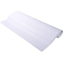 Exacompta - Ref 36651E - Rolled Flipchart Micro-Perforated Refill Pad 50 Sheets per Pad - 65 x 100cm in SIze, Plain & Unruled, 70gsm White Paper, Bleed-Resistant