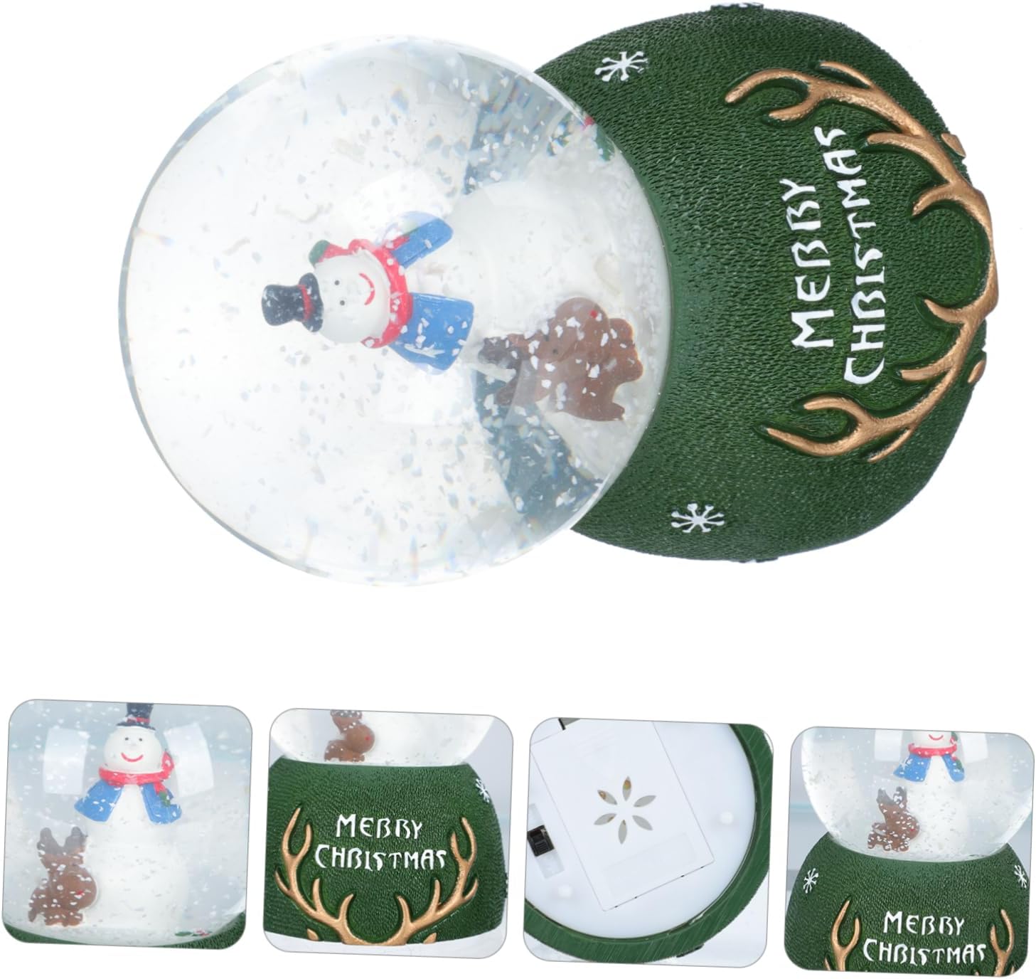 Creative Xmas Decor Luminous Musical Balls Unique Snowglobes Christmas Indoor Christmas Decorations