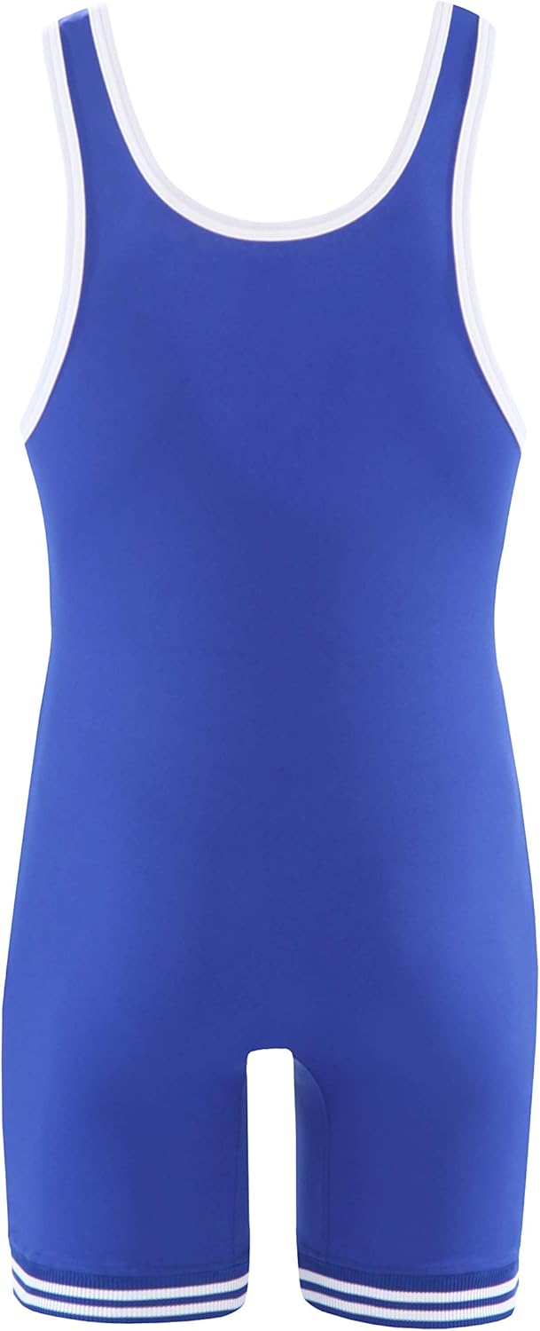 Matman Wrestling Youth Boys Double Knit Nylon Singlet