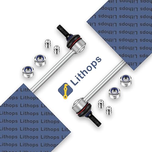 Miniatura 7 de Lithops K80258K750385 Enlaces de barra estabilizadora delantera de aleación de zinc y níquel engrasables para Chrysler200Sebring Jeep compasspatriot