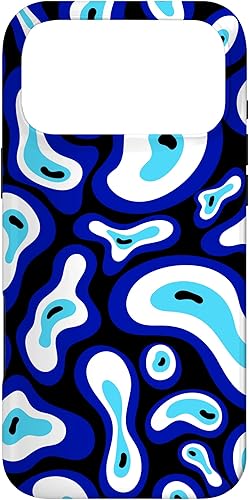 Miniatura 21 de Funda para iPhone 15 Pro Evil Eye Turkish Groovy Swirl Pattern Good Vibes