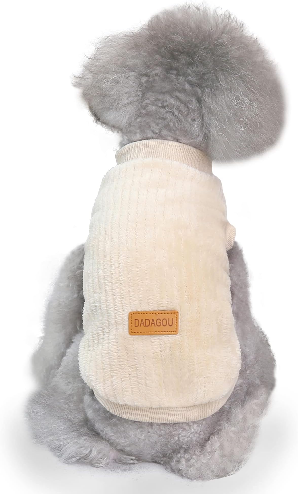 Dog Clothes Pet Plush pullover Dog Sweater Soft Thickening Warm Pup Dogs Shirt Winter Puppy Sweater for Dogs Cats (apricot, S)