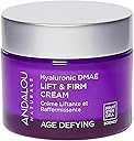 Andalou Naturals Hyaluronic DMAE Lift & Firm Skin Cream | Anti Aging Face Moisturizer with Hyaluronic Acid | Helps Reduce Fine Lines & Wrinkles | 1.7 oz